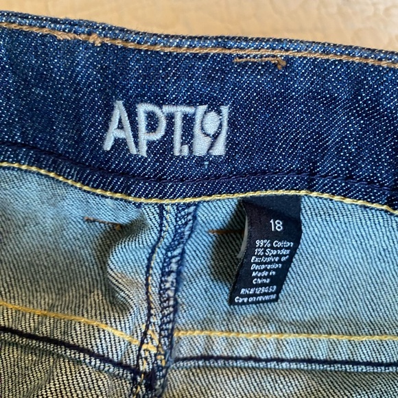 Apt.9 Denim Mini skirt - Picture 6 of 10